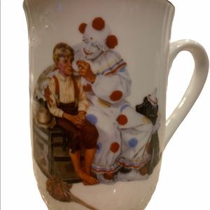 Museum collection Norman Rockwell clown teacup